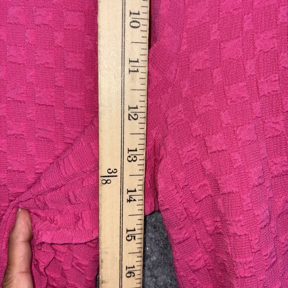 UMGEE Pants Womens Size S Pink Wide Leg Pull on Preppy colorful Knit Boho Hippie - Picture 6 of 10